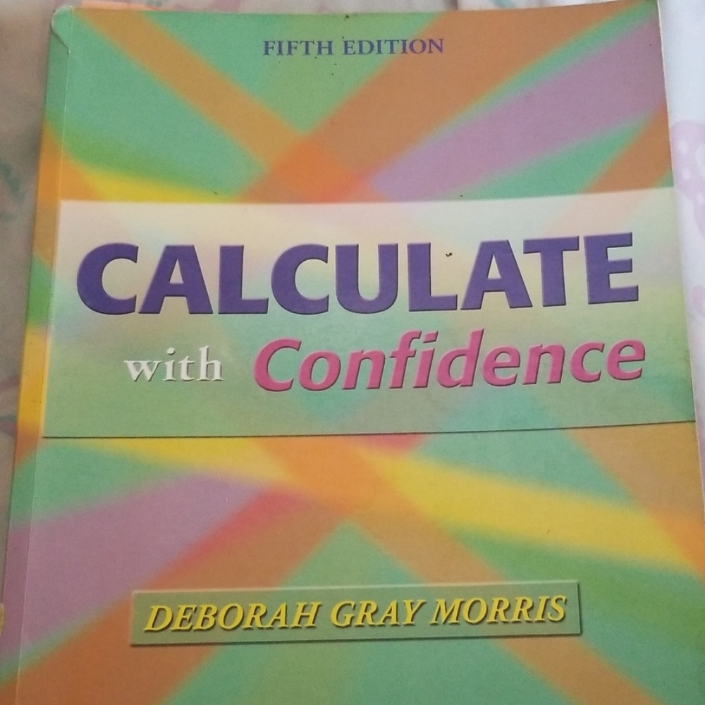 Calculate  with confidence , fifth edition